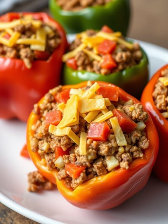 savory stuffed bell peppers