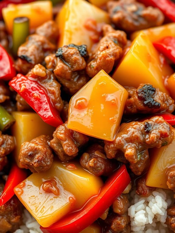 savory tangy pork dish