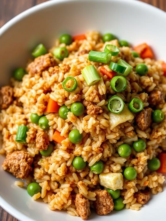 simple pork fried rice