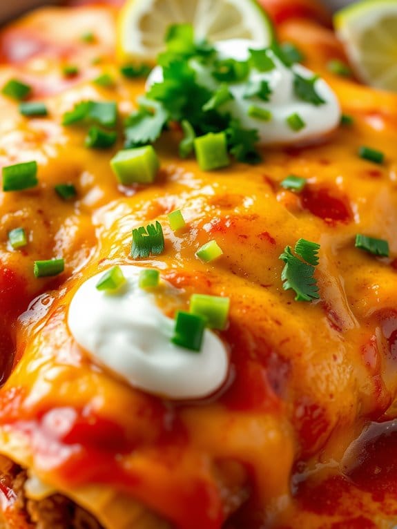 spicy pork filled tortillas