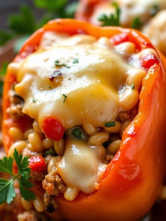 stuffed peppers with orzo