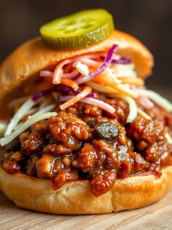 tangy bbq beef sandwiches