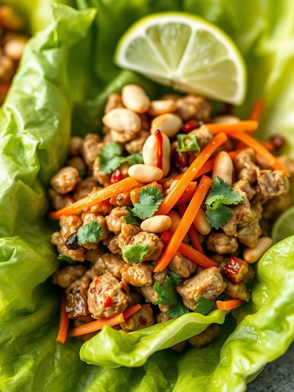vietnamese pork lettuce wraps