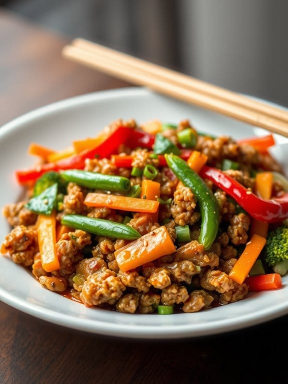 zesty pork vegetable stir fry
