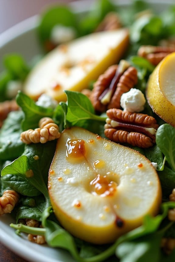 arugula pear salad recipe