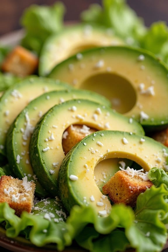 avocado infused caesar salad recipe