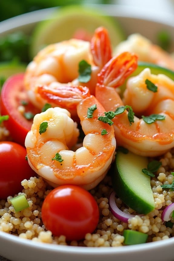 cilantro lime shrimp salad