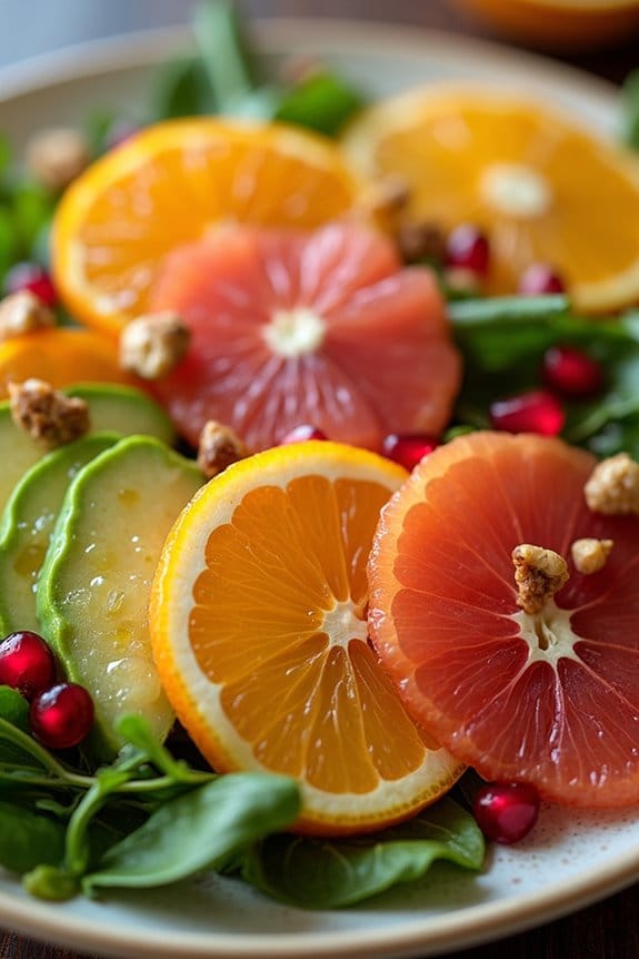 citrus avocado winter salad