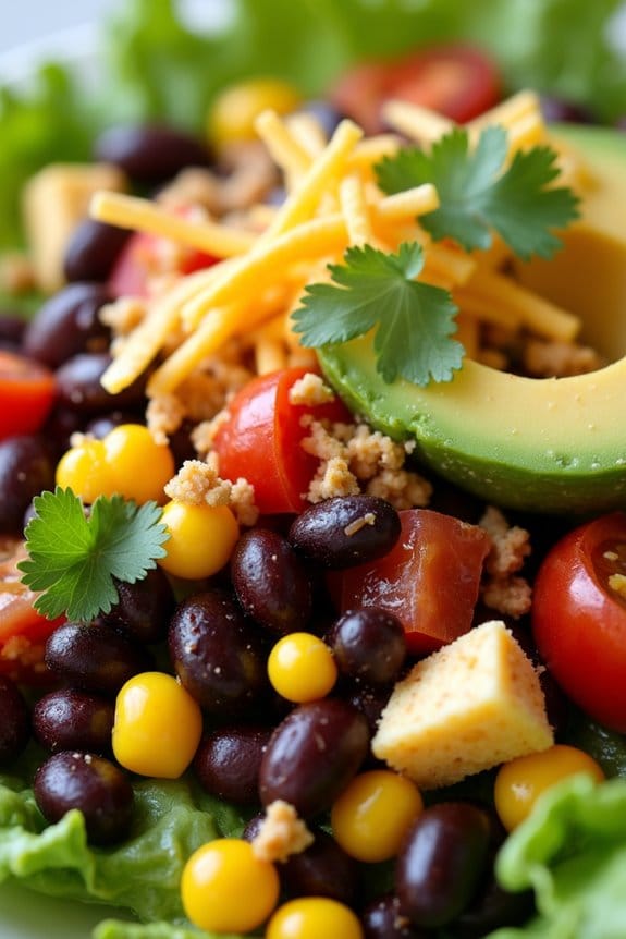 colorful and nutritious salad