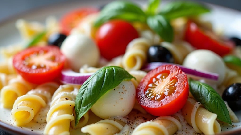 comforting creamy pasta salads