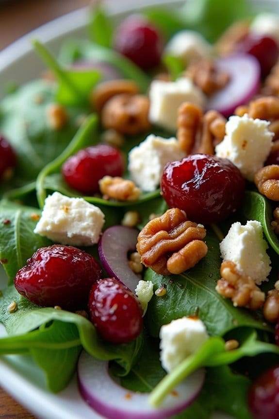 cranberry goat cheese salad