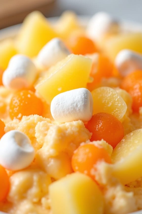 creamy orange dessert salad