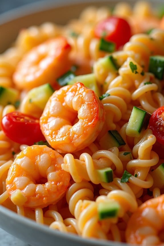 creamy spicy shrimp pasta