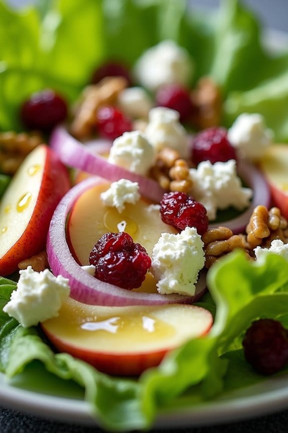 crisp nutty refreshing salad