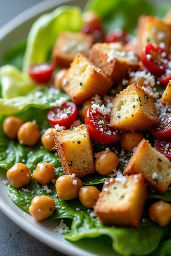 crispy chickpeas tangy tomatoes