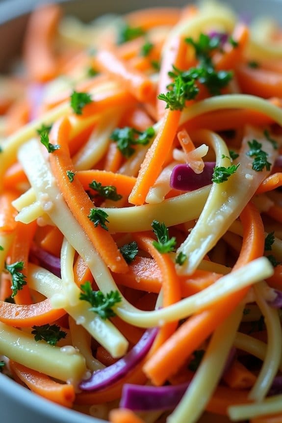 crispy vegetable slaw recipe