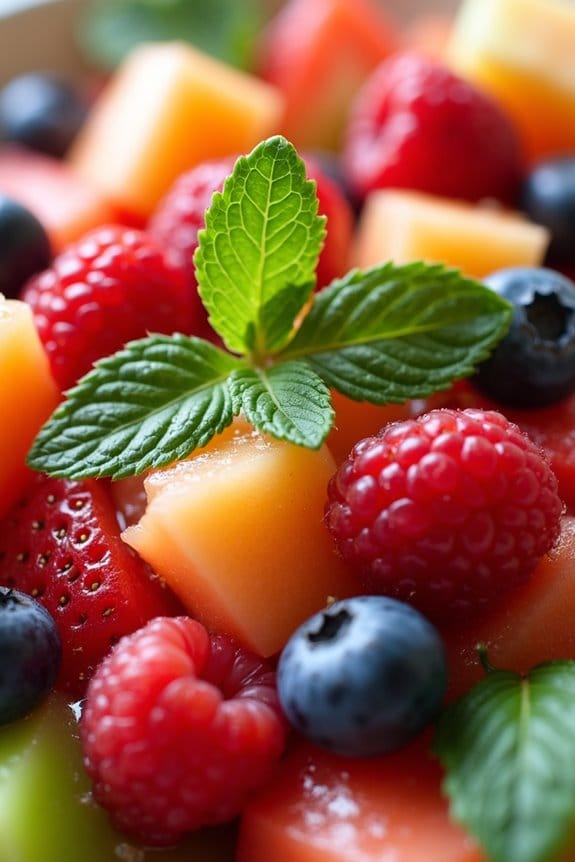 delightful summer fruit salad