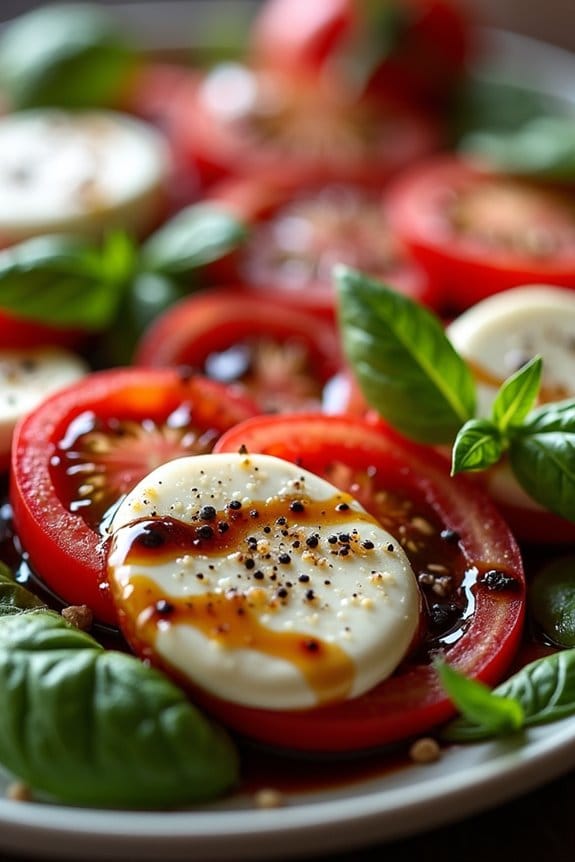 festive caprese salad delight