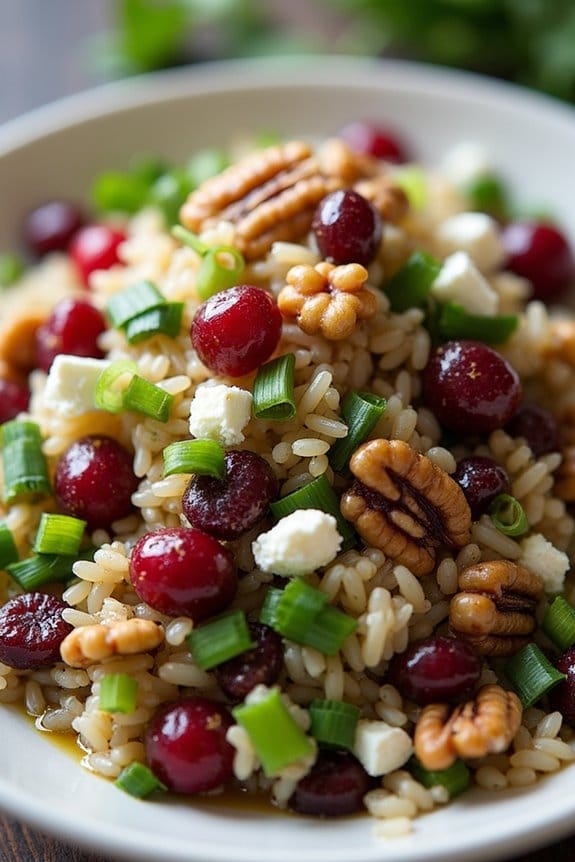 festive wild rice salad