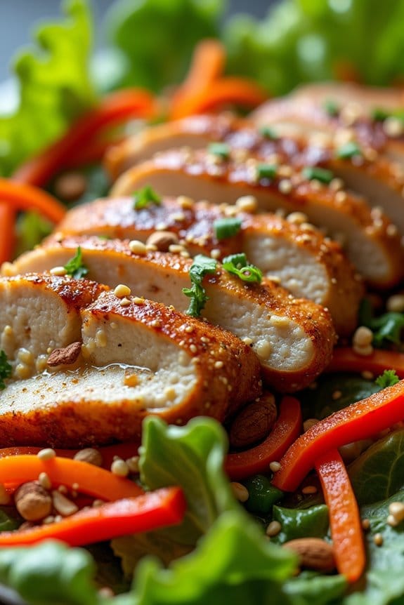 flavorful asian chicken salad