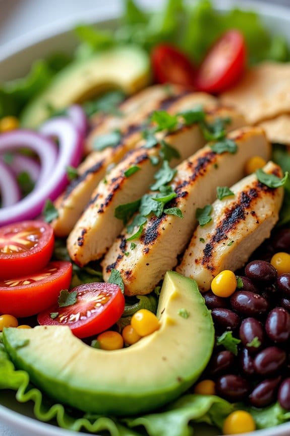 flavorful southwest chicken salad