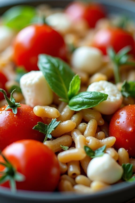 fresh flavorful pasta salad