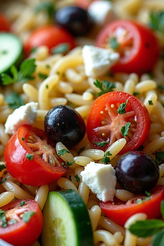 greek orzo pasta salad