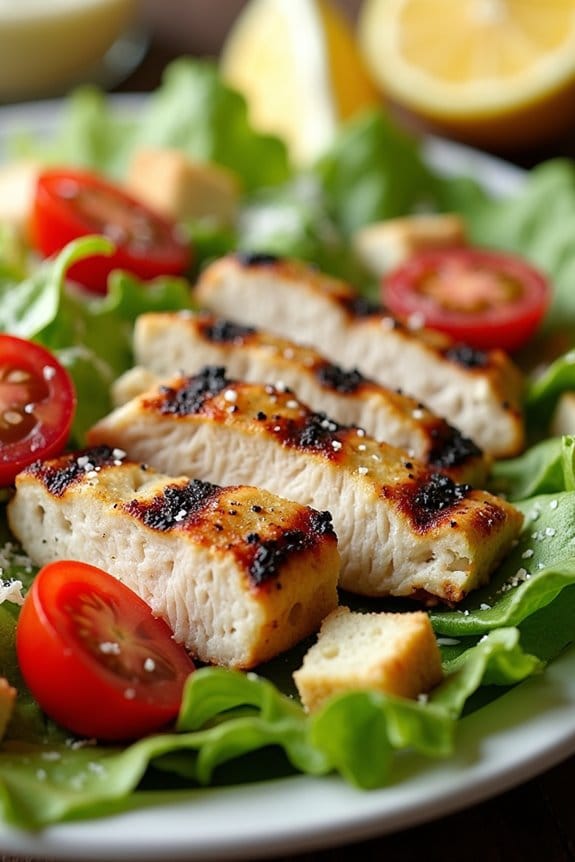 grilled chicken caesar salad