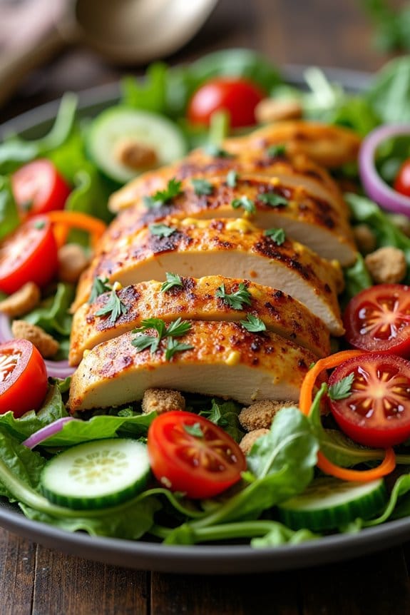 grilled chicken salad delight