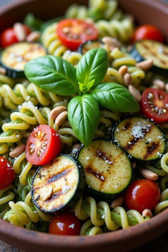 grilled vegetable pasta salad
