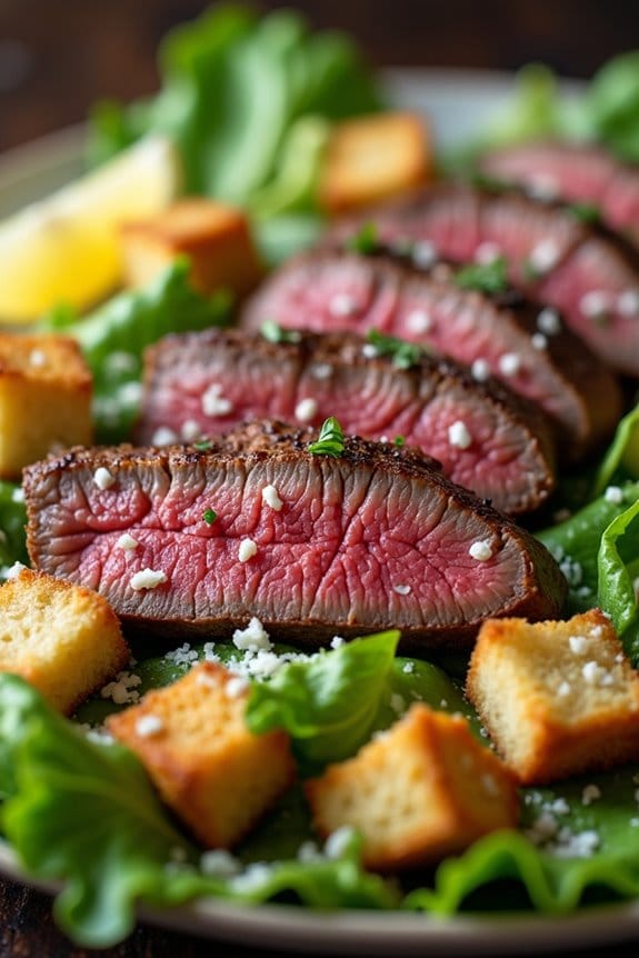 hearty steak salad delight