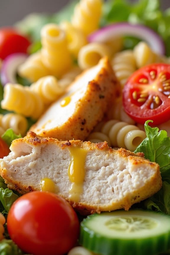 honey mustard chicken pasta salad