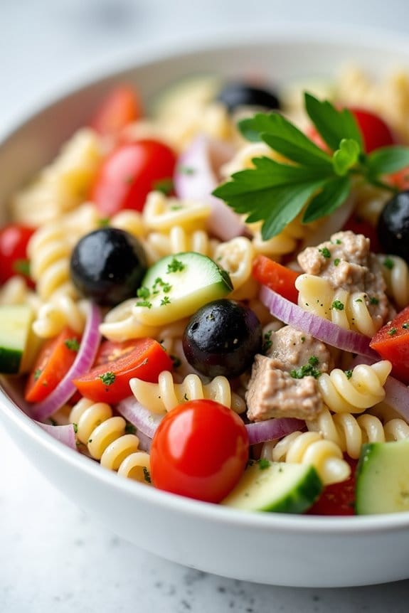 italian herb tuna pasta