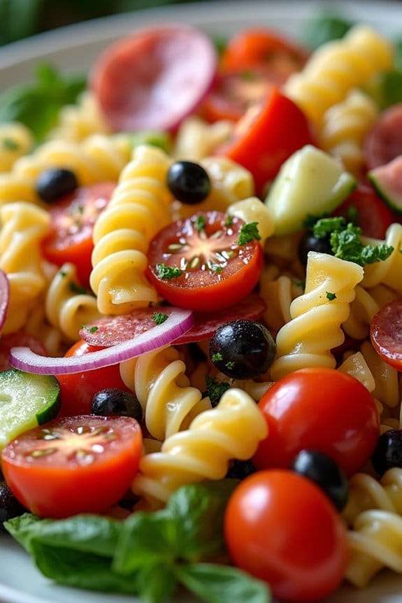 italian pasta salad delight