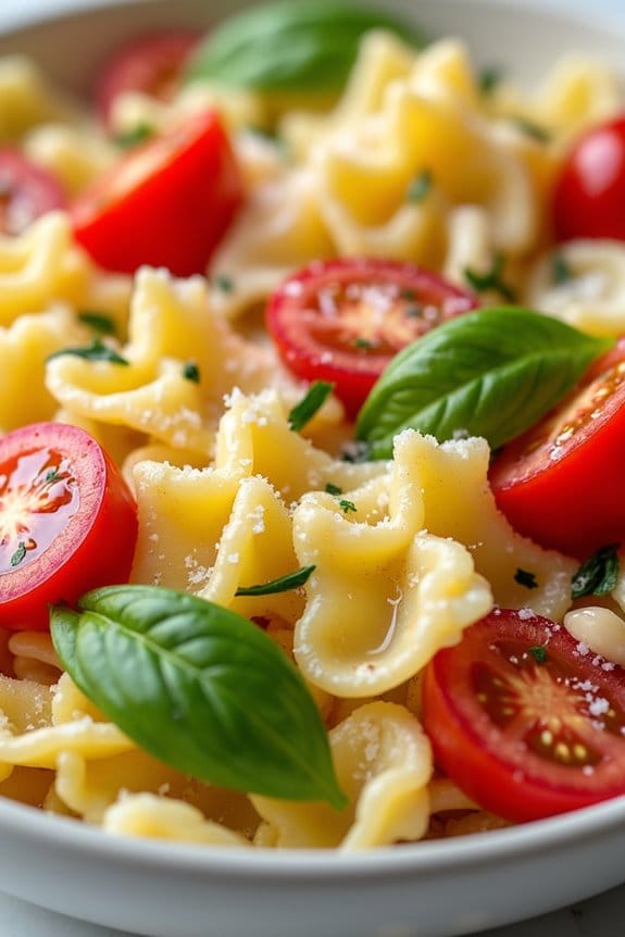 lemon basil pasta salad