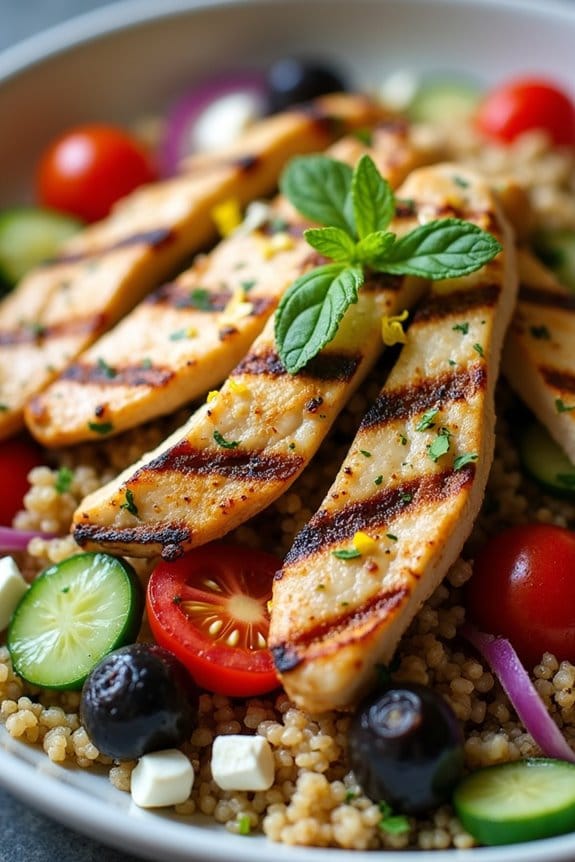 lemon herb chicken salad
