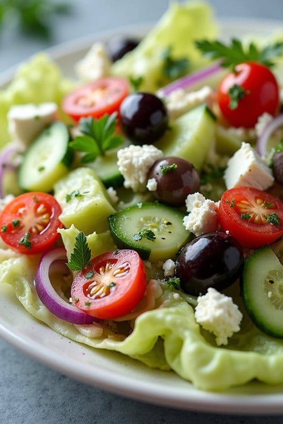 mediterranean crunchy cabbage salad