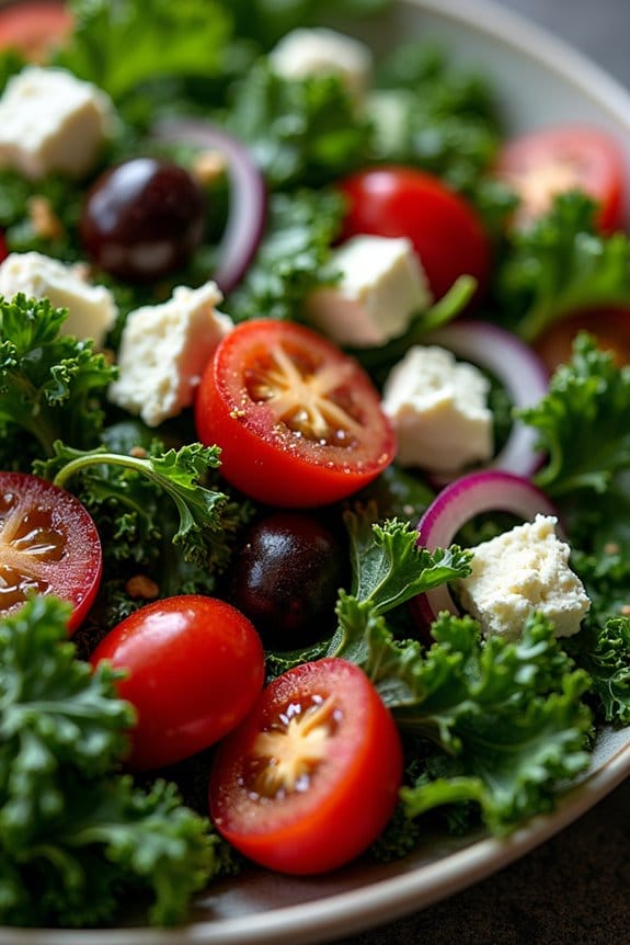 mediterranean kale salad recipe