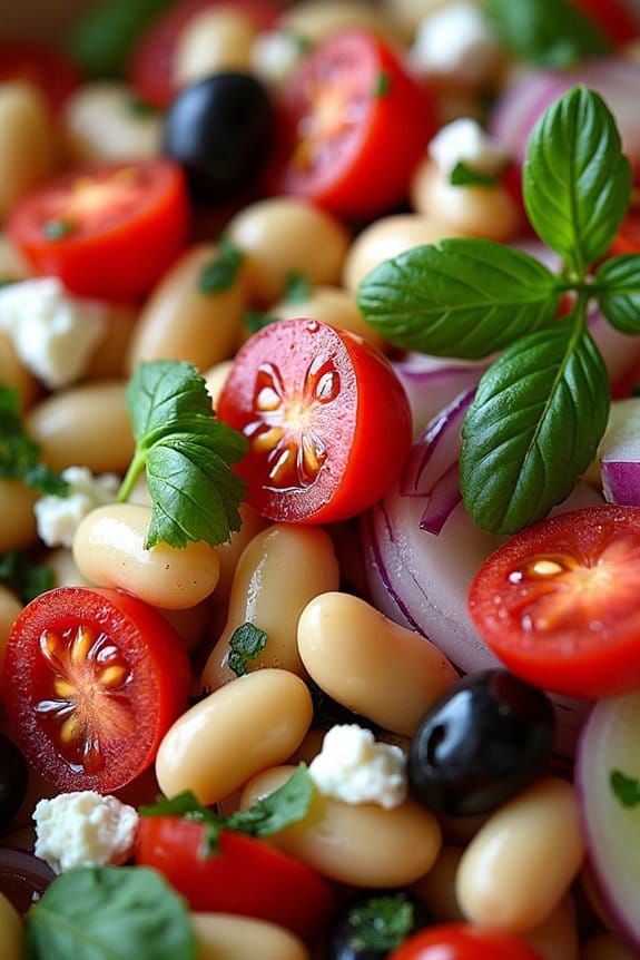 mediterranean white bean salad