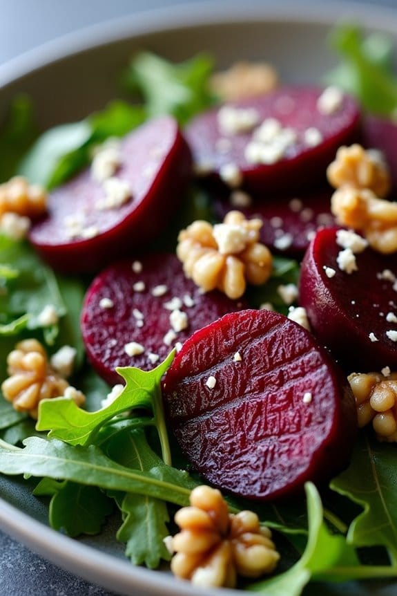 nutritious grilled beet salad