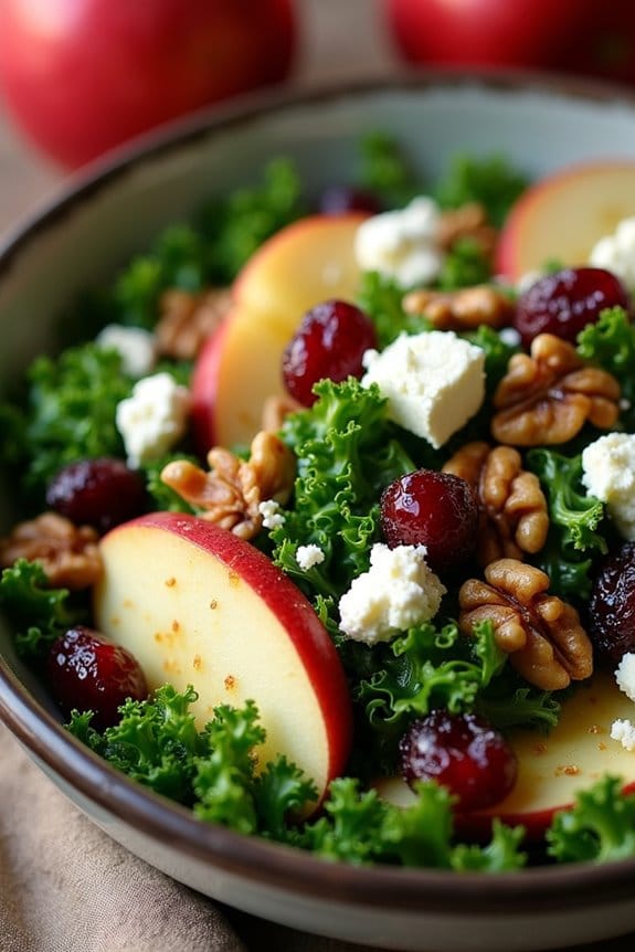 nutritious kale apple salad