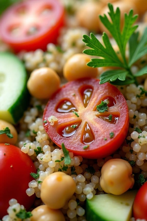 nutritious lemon dill quinoa salad