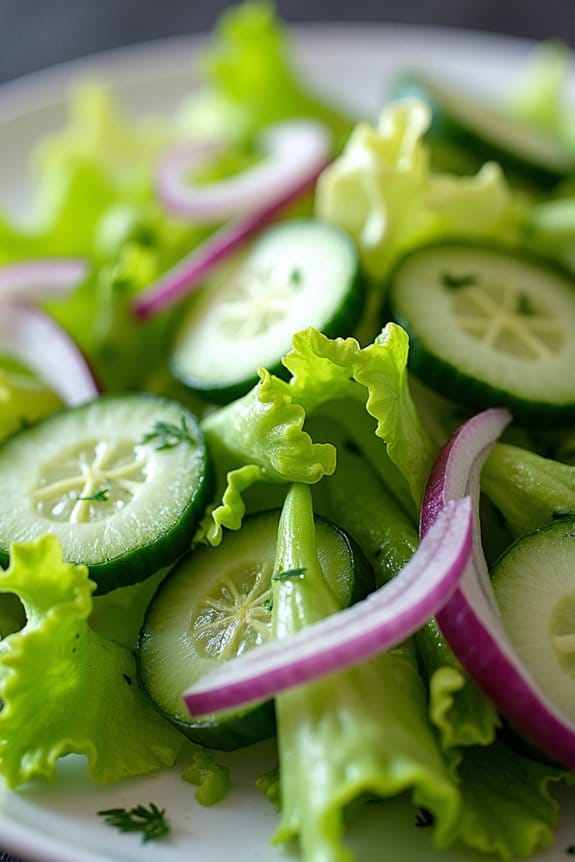 refreshing cucumber dill salad