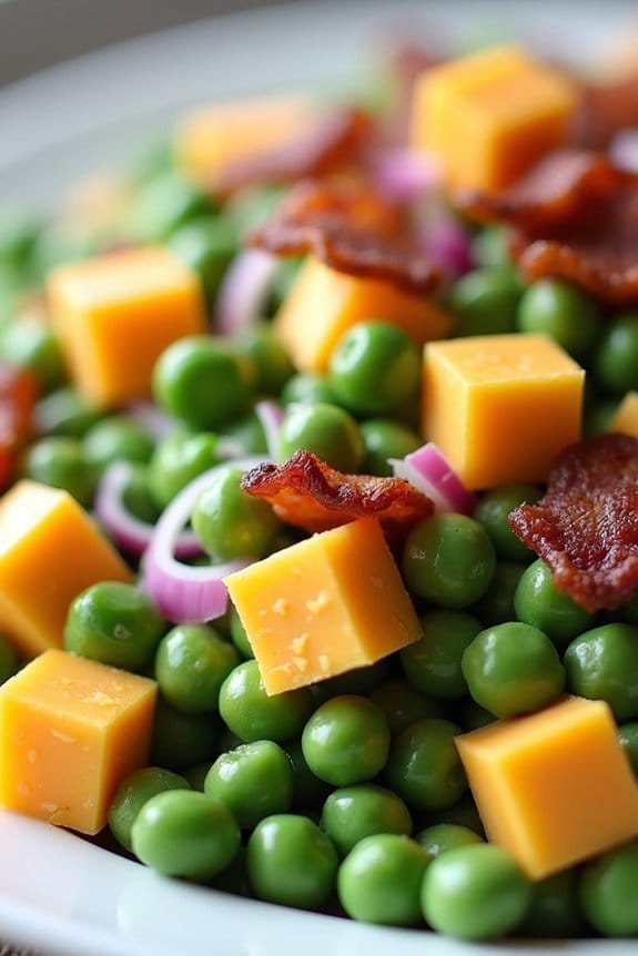 retro bacon cheddar salad