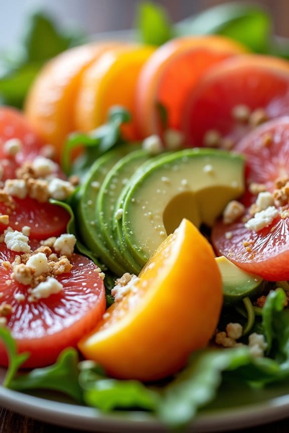 revitalizing citrus avocado salad