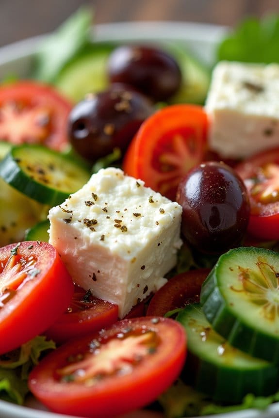 revitalizing mediterranean vegetable salad
