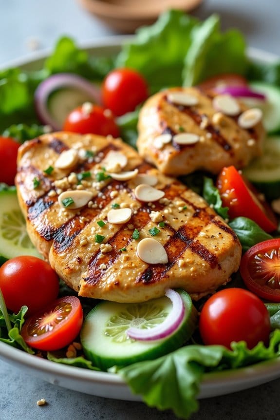 savory honey mustard chicken salad