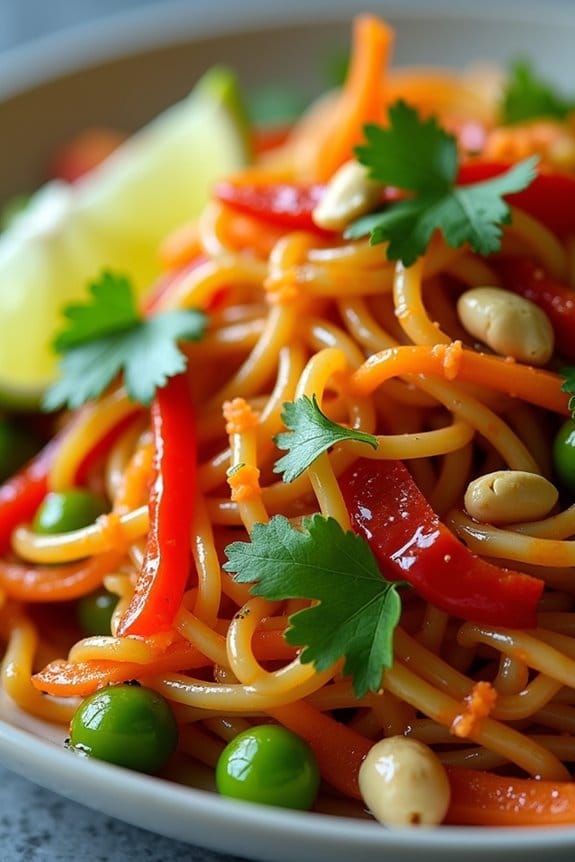 spicy nutritious noodle salad