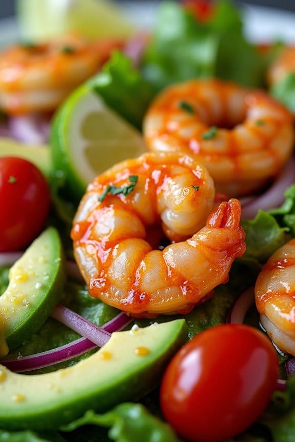 spicy shrimp avocado salad
