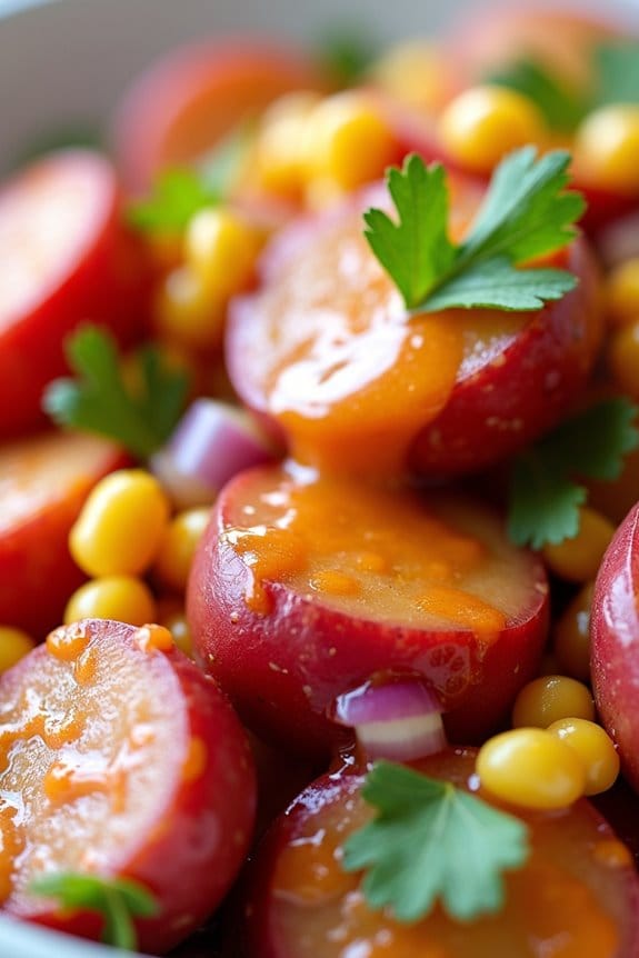 tangy bbq ranch salad